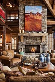 An overstuffed couch in your petite cabin living room will look, well, overstuffed. House Rustic Interior Design Cabin Interior Design Rustic Home Interiors Interior Design Rustic