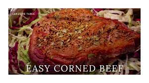 winning baked corned beef recipe