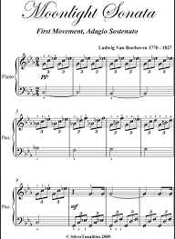 Free easy piano sheet music, moonlight sonata by beethoven this is a simplified and shortened version of a part of the moonlight sonata by beethoven for easy piano solo. Moonlight Sonata Beethoven 1st Mvt Easy Elementary Piano Sheet Music Kindle Edition By Van Beethoven Ludwig Silvertonalities Arts Photography Kindle Ebooks Amazon Com