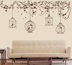 tree wall decal cage wall sticker t20