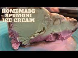 homemade spumoni ice cream you