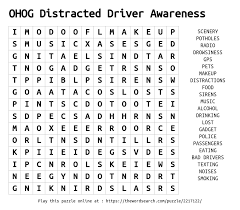 ohog distracted driver awareness