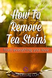 Calcium and metals in tap water are especially. How To Remove Tea Stains From Everything You Love
