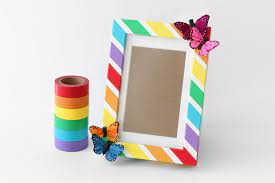 colorful rainbow craft diy picture