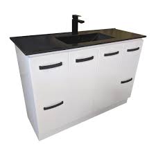 Make the most of your storage space and create an. 120cm Ceramic Vanity Top Matte Black Bathroom Vanity Tops Perth