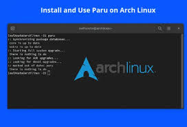 aur packages on arch linux
