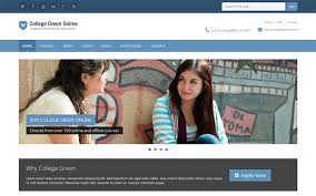 College Green Education Template Wrapbootstrap