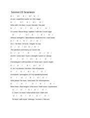 sonnet 18 quiz for iambic pentameter