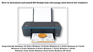 Download drivers for hp deskjet ink advantage 3835 for windows vista. How To Install Hp Deskjet Ink Advantage 2010 Driver Windows 10 8 1 8 7 Vista Xp Youtube