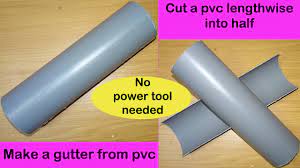 Sometimes, you may make a mistake that you would like to correct. Cut A Pvc Pipe Length Wise Into Half Youtube