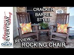er barrel style rocking chair from