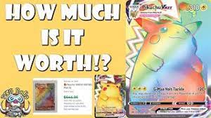 Surfing pikachu vmax and flying pikachu vmax also join the special set, along with a new pikachu v card. How Much Is Pikachu Vmax Actually Worth Super Expensive Pokemon Cards Youtube