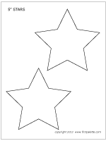 Stars Printable Templates Coloring Pages Firstpalette Com