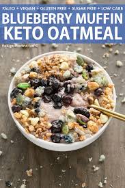 Prepare on sunday and have breakfast for the week! Blueberry Overnight Oatmeal Keto Paleo Option The Big Man S World