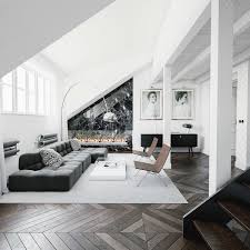 black and white living room designs