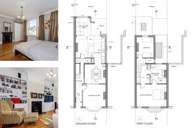 4 british homes and their floor plans