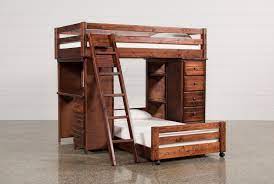 Enjoy free shipping on most stuff, even big stuff. Sedona Twin Over Twin Loft Bunk With Chest Desk Living Spaces