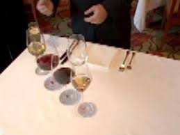 how to set a table with wine glasses