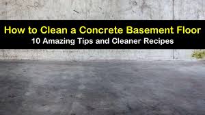 Remove wet porous materials from the basement and dispose of properly. 10 Amazing Tips To Clean A Concrete Basement Floor