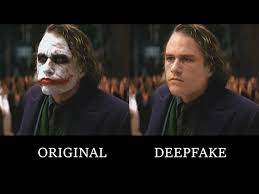 joker without makeup deepfake