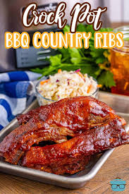 crock pot bbq country style ribs the