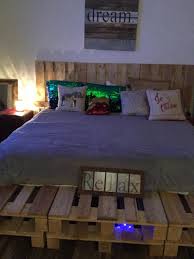 wood pallet bed frames for the