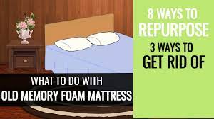 old memory foam mattress