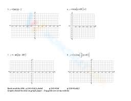 Graphing Sine And Cosine Functions
