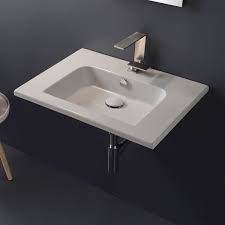 scarabeo 5210 one hole bathroom sink