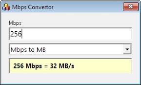 Mbps Convertor By Ben128