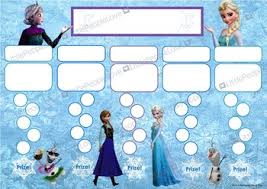 Frozen Reward Chart Elsa In 2019 Charts For Kids Chart