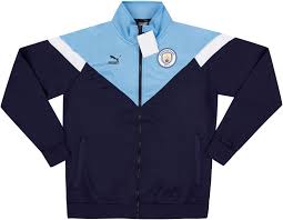 But does jacket with huge club logo pass manchester city face shakhtar donetsk in champions league on wednesday they have won all five of their group matches so far in the competition 2019 20 Manchester City Puma Iconic Track Jacket Bnib Classic Retro Vintage Football Shirts