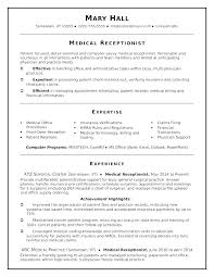Example Receptionist Resume Sample Resume Monster Receptionist