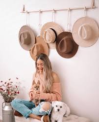 Boho Chic Hat Hanger Minimal Hat Hanger