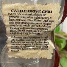 cattle drive gold beef chili w beans 8