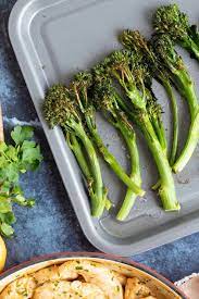 roasted tenderstem broccoli with garlic