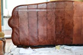 How To Paint Leather Furniture She