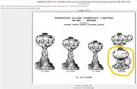 Antique Dominion Glass Company Montreal