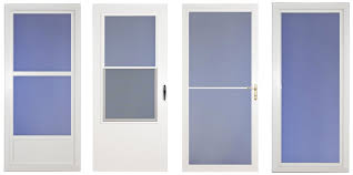 do storm doors need tempered glass