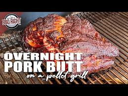 how to smoke pulled pork overnight in a