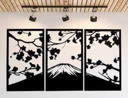Sakura Cherry Blossom Metal Wall Art