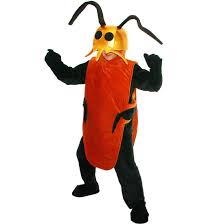 Cockroach Beetle Roach Crotonbug Mascot Costume Cartoon