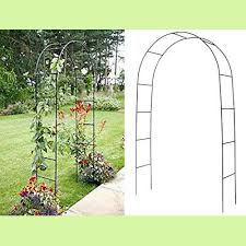 2m garden arch trellis arched metal