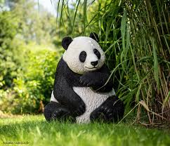 Panda Xl H 71 Cm Animal En Résine