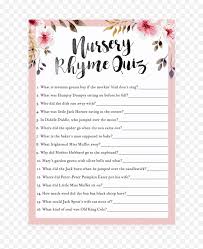 This is the first free printable of this unique and modern baby shower emoji pictionary game. Pink Floral Nursery Rhyme Quiz For Girl Baby Shower Bingo Printable Emoji Shower Emoji Free Transparent Emoji Emojipng Com
