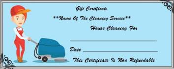 Merry Maids Gift Certificate House Cleaning Gift Certificate