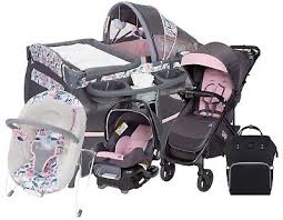 Newborn Baby Girl Pink Stroller With