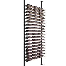 vertical metal wine rack