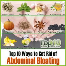 how to get rid of bloating home remes