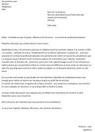 Exemple de lettre de demission positive. Lettre De Motivation Pour Un Contrat De Professionnalisation Un Exemple Gratuit Capital Fr